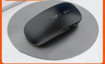Imagem de Mini mouse sem fio para tablet PC com mouse pad - preto