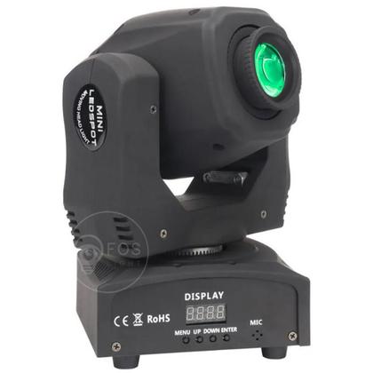 Imagem de Mini Moving Head Spot Led 60w Osram 8 Desenhos 8 Cores Dmx - ShowTech
