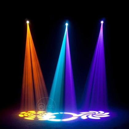 Imagem de Mini Moving Head Spot Led 60w Osram 8 Desenhos 8 Cores Dmx - ShowTech