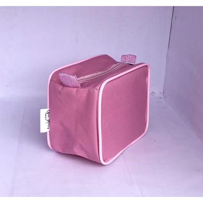 Imagem de MINI necessaire inteira NAILON ROSA (tecido) 15x12