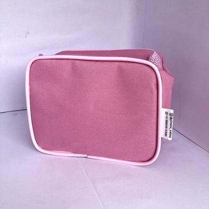 Imagem de MINI necessaire inteira NAILON ROSA (tecido) 15x12