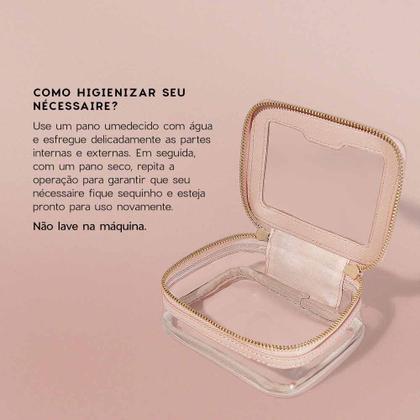 Imagem de Mini Nécessaire Océane com Transparência - Crystal Case Nude