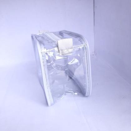 Imagem de Mini Necessaire Transparente E Gelo 15x12