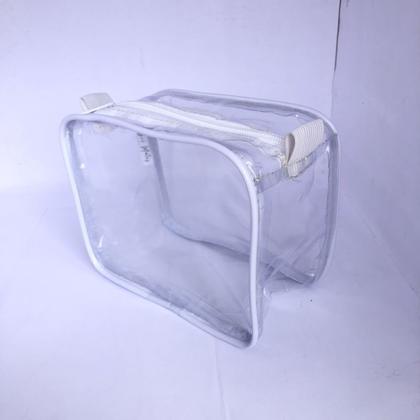 Imagem de Mini Necessaire Transparente E Gelo 15x12