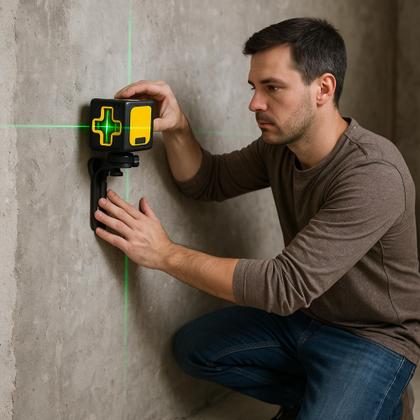 Imagem de Mini Nivel a Laser 20m Autonivelante Profissional Verde Ou Amarela