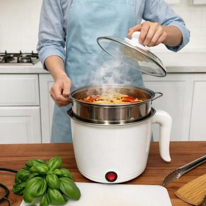Imagem de Mini Panela de Arroz Elétrica Bege 220v