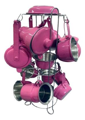 Imagem de Mini Panelinhas Com Paneleiros - L&L Cor:Rosa