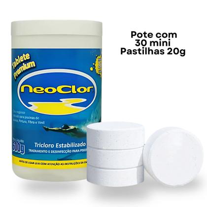 Imagem de Mini Pastilha De Cloro Para Piscina (30 Unidades De 20g)