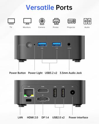 Mini PC ACEMAGIC Vista V1 N150 8 GB de RAM 256 GB SSD Win11