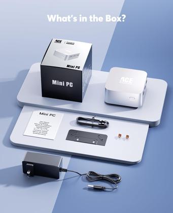 Mini PC ACEMAGICIAN N100 - Windows 11, 12GB RAM, 256GB SSD, 4K