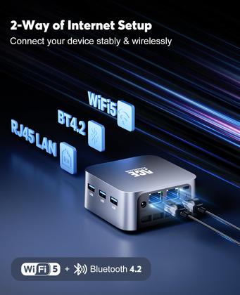 Mini PC ACEMAGICIAN N100 - Windows 11, 12GB RAM, 256GB SSD, 4K