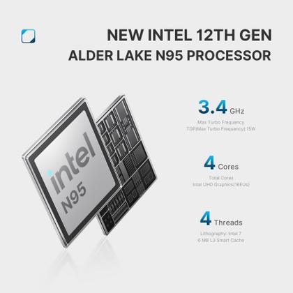 Imagem de Mini PC BOSGAME Linux Intel 12th Alder Lake N95 8 GB/256 GB