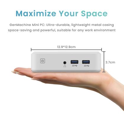 Mini PC GenMachine Ryzen 5 3550H 16 GB DDR4 512 GB SSD - Mini PC