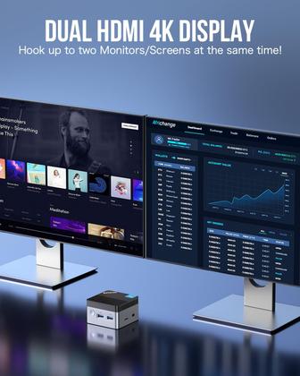 Mini PC GMKtec Windows 11 Pro - Intel N5105 11ª Geração, 8GB/128GB