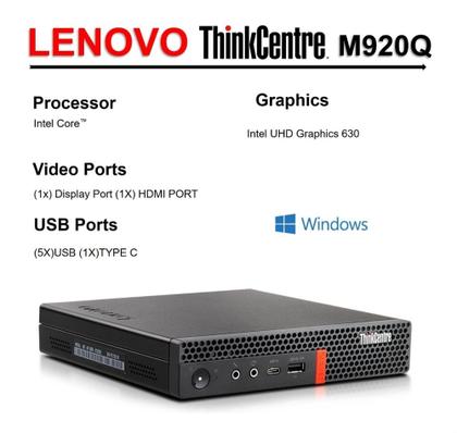 Imagem de mini pc Lenovo Think M920q Core I5 8500T 8ª Geração 16Gb DDR4 SSD NVME 1 tb Windows 11