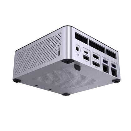 Mini PC Machenike Mini GTX AMD R9-7940H WIFI 6, Preto e Cinza