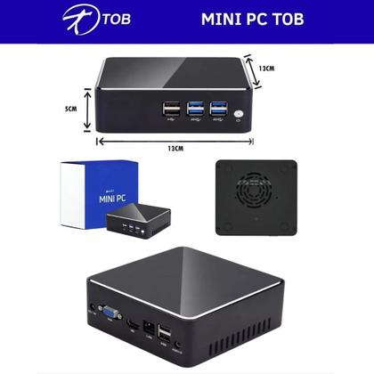 Imagem de Mini pc tob i5-5200u com 8gb de memória ssd 240gb e wifi + monitor 23”
