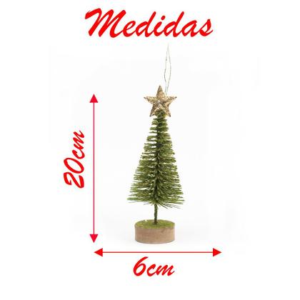 Imagem de Mini Pinheiro De Natal Decoração De Mesa Pinheirinho Natalino 18cm