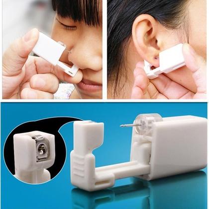 Imagem de Mini Pistola Brinco P/Furar Orelha Nariz Descartável 2 Peças