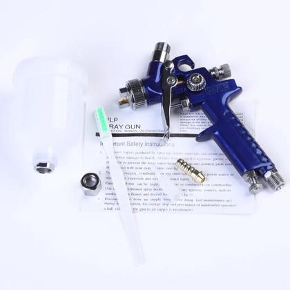 Imagem de Mini Pistola de Pintura HVLP Wenxing 0.8mm/1.0mm - Aerógrafo Profissional para Carro