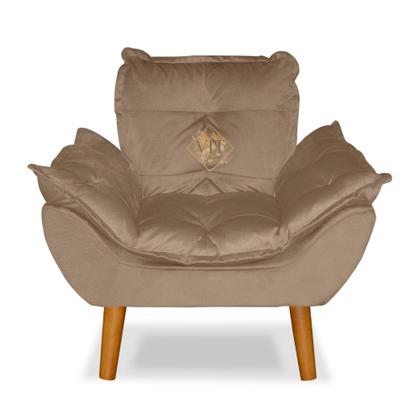 Imagem de Mini Poltrona Infantil Opalinha Estofada com Pés Palito  Conforto e Estilo para Crianças