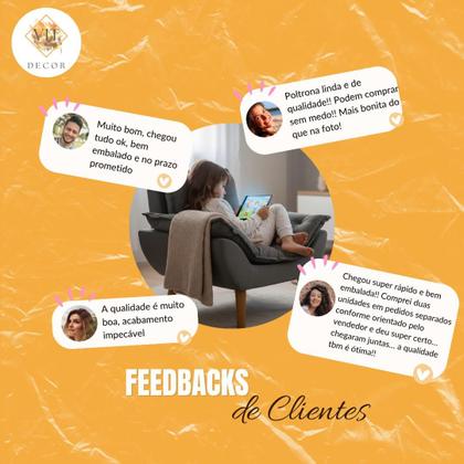 Imagem de Mini Poltrona Infantil Opalinha Estofada com Pés Palito  Conforto e Estilo para Crianças