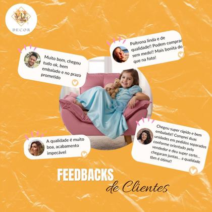 Imagem de Mini Poltrona Infantil Opalinha Estofada com Pés Palito  Conforto e Estilo para Crianças