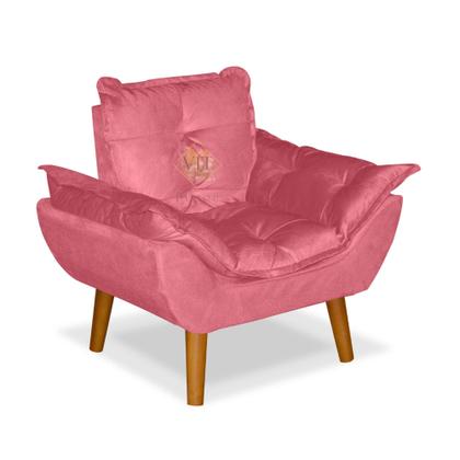 Imagem de Mini Poltrona Infantil Opalinha Estofada com Pés Palito  Conforto e Estilo para Crianças