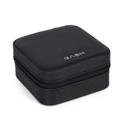 Imagem de Mini Porta Joias Portatil material sintético Gash Preto - Luxcel