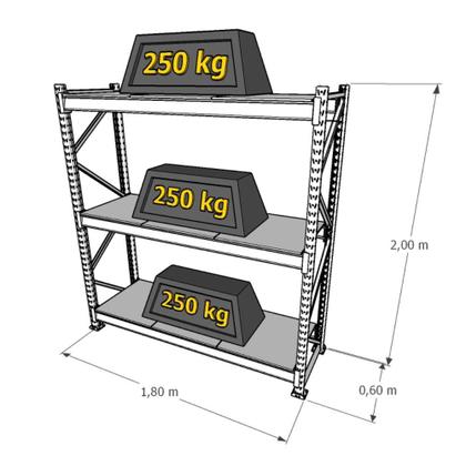 Imagem de Mini porta palete slim mini porta pallet Slim 180x60 Pallets kit Plano mdf mdp palet madeira