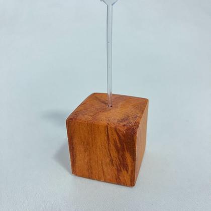 Imagem de Mini Porta Retrato Foto Lembrancinha Madeira Transparente