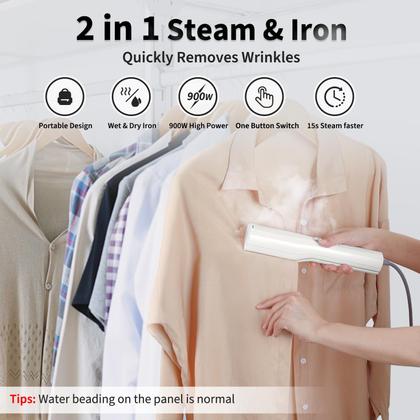 Imagem de Mini portátil portátil Clothes Iron Steamer Looptop 900W