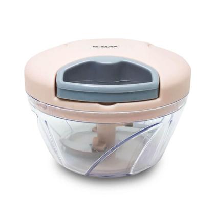 Imagem de Mini Processador  3 Lâminas Triturador De Comida Alho Cebola Tempero Manual 500ml - B-Max