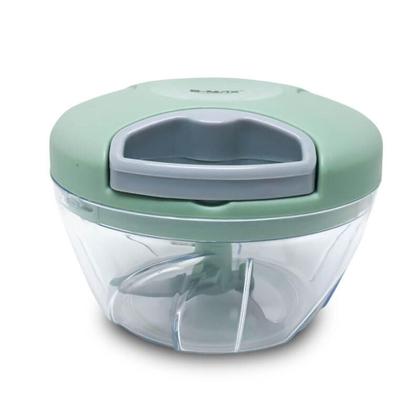 Imagem de Mini Processador  3 Lâminas Triturador De Comida Alho Cebola Tempero Manual 500ml - B-Max