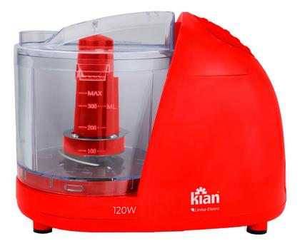 Imagem de Mini Processador 500ml Kian 120w Cor Vermelho -