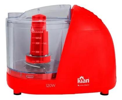 Imagem de Mini Processador 500ml Lâminas Inox Vermelho 120W Kian