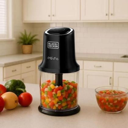 Imagem de Mini processador de alimentos mp4 500ml 300w 220v black+decker
