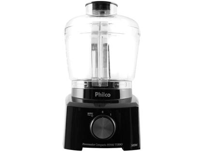 Imagem de Mini Processador de Alimentos Philco 300W Preto PH900 Turbo 3 em 1