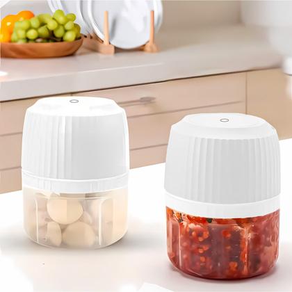 Imagem de Mini Processador Elétrico Triturador De Temperos E Alimentos USB Para Cozinha