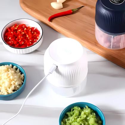 Imagem de Mini Processador Elétrico Triturador De Temperos E Alimentos USB Para Cozinha