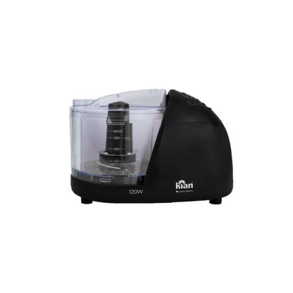 Imagem de Mini Processador Kian MPR-100 Preto 120W 500ml Lâminas Duplas em Aço Inox e Tampa Dosadora 127V