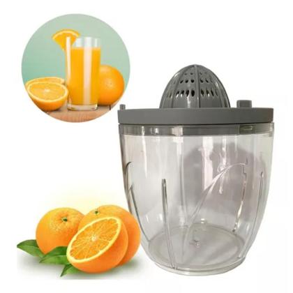 Imagem de Mini Processador Manual Triturador de Alimentos, Batedor Mixer e Espremedor de Frutas 500ml Útil Bazar 3 em 1