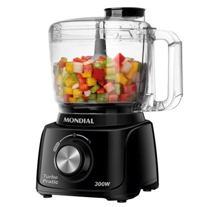 Imagem de Mini Processador Mondial Turbo Pratic MP16 Preto 127V