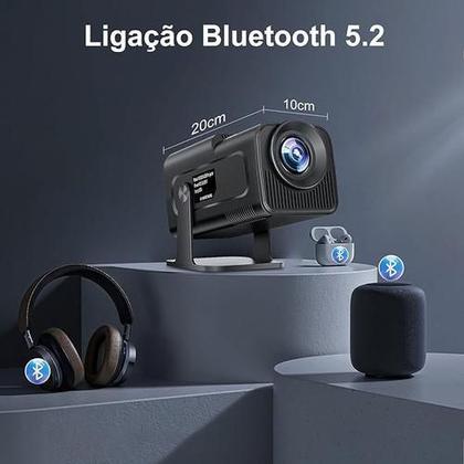 Imagem de Mini Projetor 4K Magcubic Hy320 Hy 320 Projeto Retroprojetor