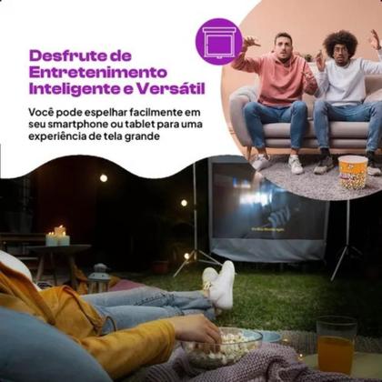 Imagem de Mini Projetor 4K Portátil Android Wifi Smart Full Hd