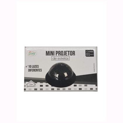 Imagem de Mini Projetor de Estrelas LED 6cm Preto 