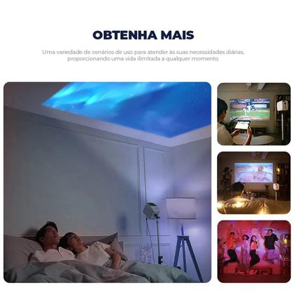 Imagem de Mini Projetor LCD Wanbo T2 Max Smart Android Nova Versão 450Ansi Fullhd 4k Bluetooth Wifi Bivolt 