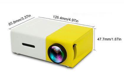 Imagem de Mini Projetor Led Portátil 1080p Cinema Filme Futebol Hdmi Tv Pc Yg 300