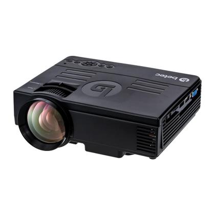 Imagem de Mini Projetor Led Portatil - Betec BT810 - 1200 Lumens - Bluetooth - Entrada HDMI, VGA, AV, SD e USB