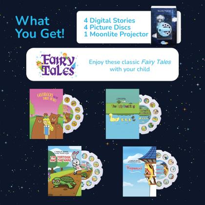 Imagem de Mini projetor Moonlite Storytime com 4 histórias de contos de fadas